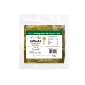 TAMALES DE RAJAS CON QUESO KETO